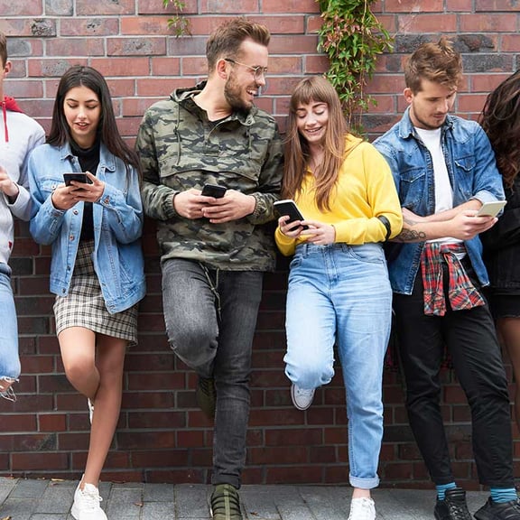 Generation Z am Smartphone