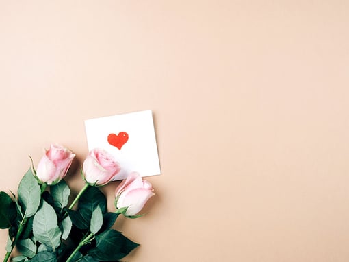 Geschenkgutschein mit Blumen